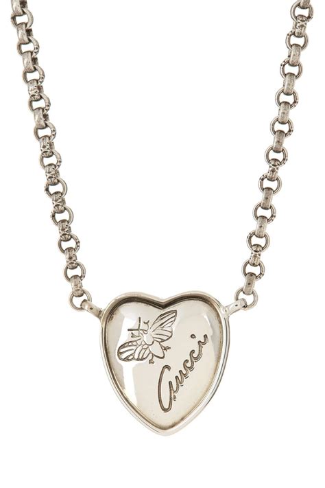 gucci flora heart necklace|gucci heart bracelet with trademark.